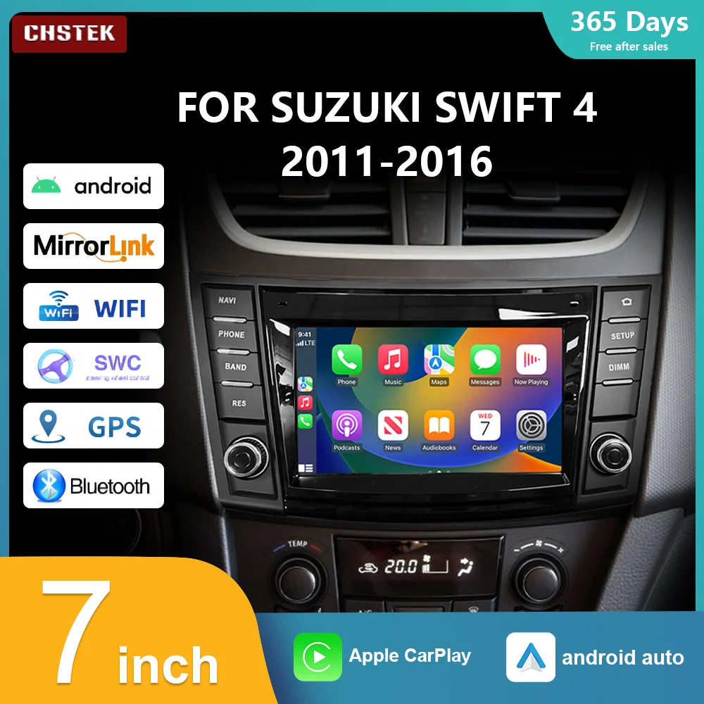 Radio de coche 4G 64G para Suzuki Swift 2011-2017, Rimoody