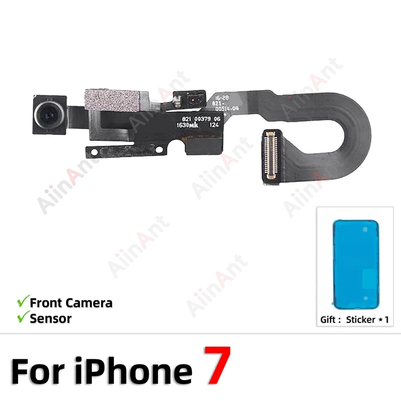 Proximity Light Sensor with Front Camera Flex Cable + Sticker