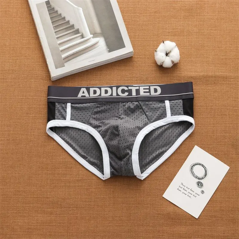 Addicted Men Underwear Male Underpants Bikini Pant Low Rise Swimwear Designer Men Boxer Underwear Comfortable Breathable Briefs 5