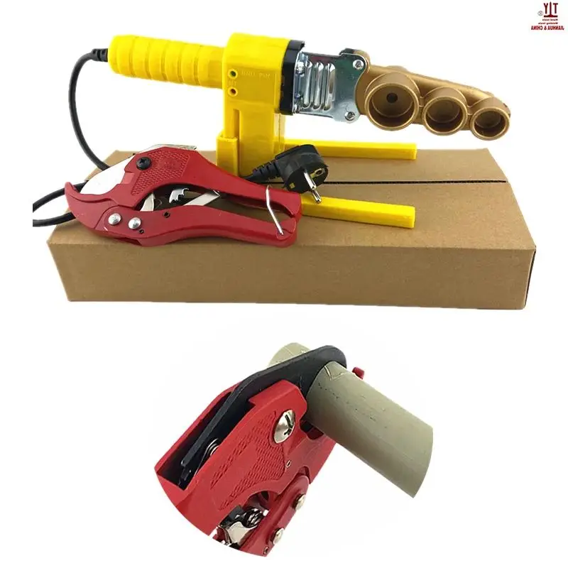 Constant temperature electronic plastic Welding Machine, ppr welding machine DN 20-32mm AC 220V 600W With 42mm Pipe Cutter 2