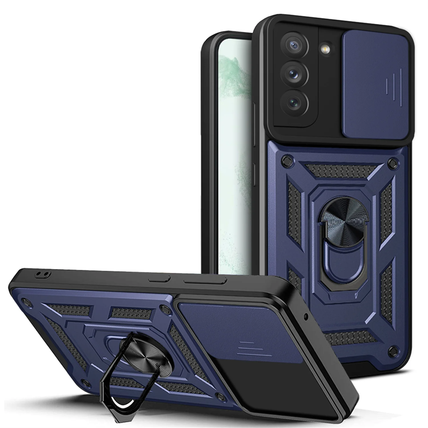 Premium Magnetic Car Phone Holder Case - Shockproof Armor Design