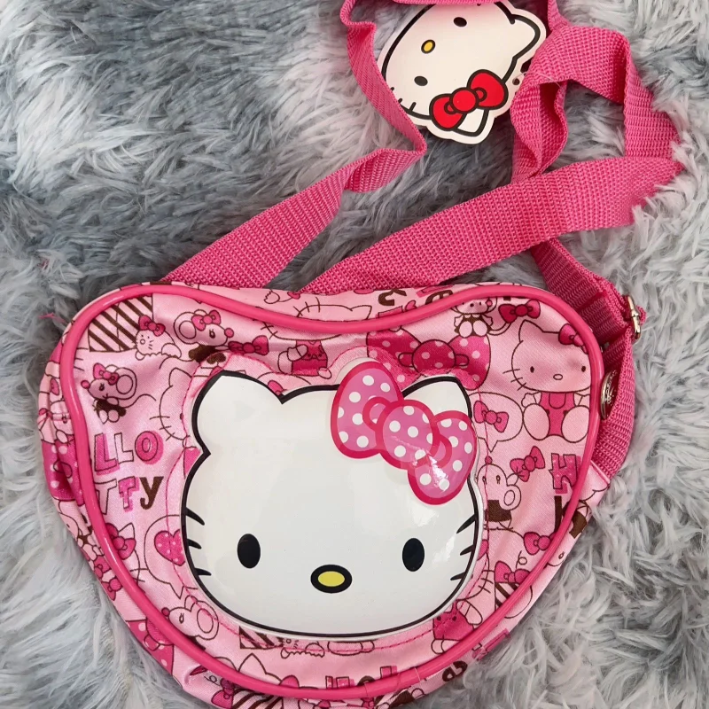 New Sanrio Genuine Hello Kitty Messenger Bag Underarm Bag Millennium Hot  Girl Retro Bags Good Looking Pink Fashion Girl Bag Gift