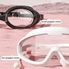 Swimming Goggles Big Frame Swimming Goggles Big Frame HD Wide View Anti-Fog UV Protection Swimming Goggles for Adults No Leaking 4
