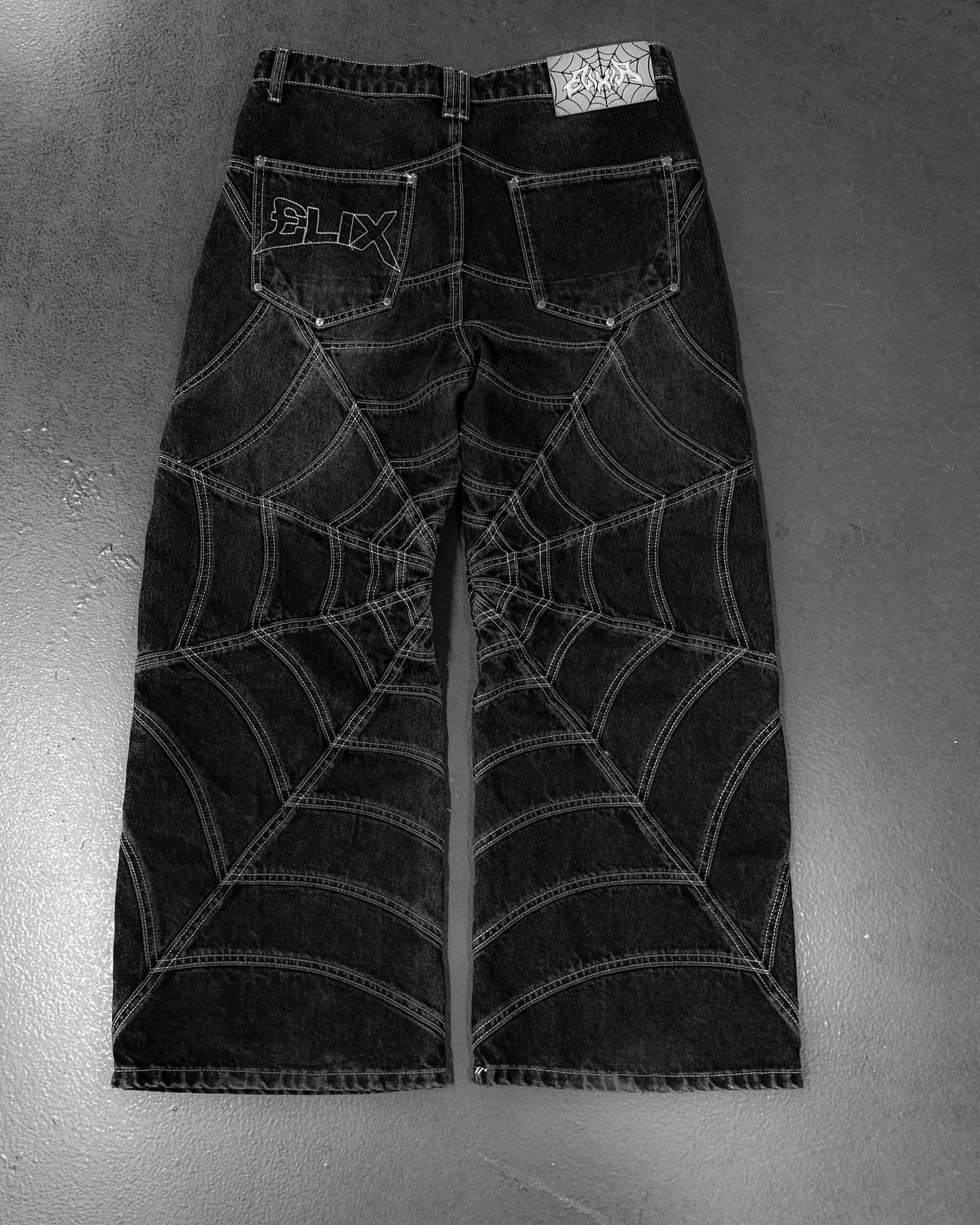 パンツ Rare Archive Design spider web knee pant Rare Archive Design spider web knee pant spider pants sold