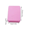 Gift Box Square Storage Box Candy Pill Cases Tinplate Box Jewelry Box Tin Box Card Storage Box Multifunctional Durable Portable 5