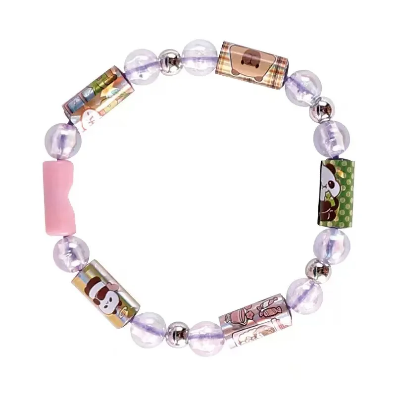 DIY Creative Sticker Bracelet Kit - Bead and Stationery Craft Set