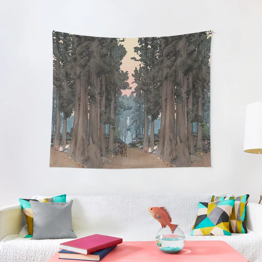 

Avenue of Sugi trees - Yoshida Hiroshi Tapestry Wall Hangings Decoration Decorative Wall Mural Tapestry