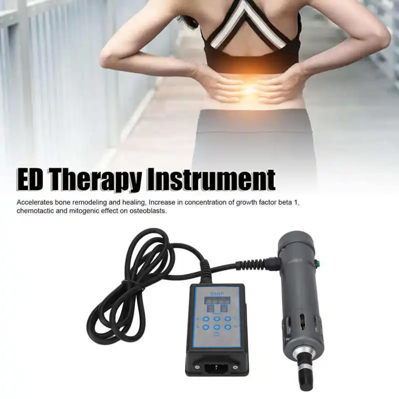 

Hand Electromagnetic Shockwave Therapy Machine Improve Microcirculation ED Extracorporeal Shockwave Treatment 100‑240V Massage
