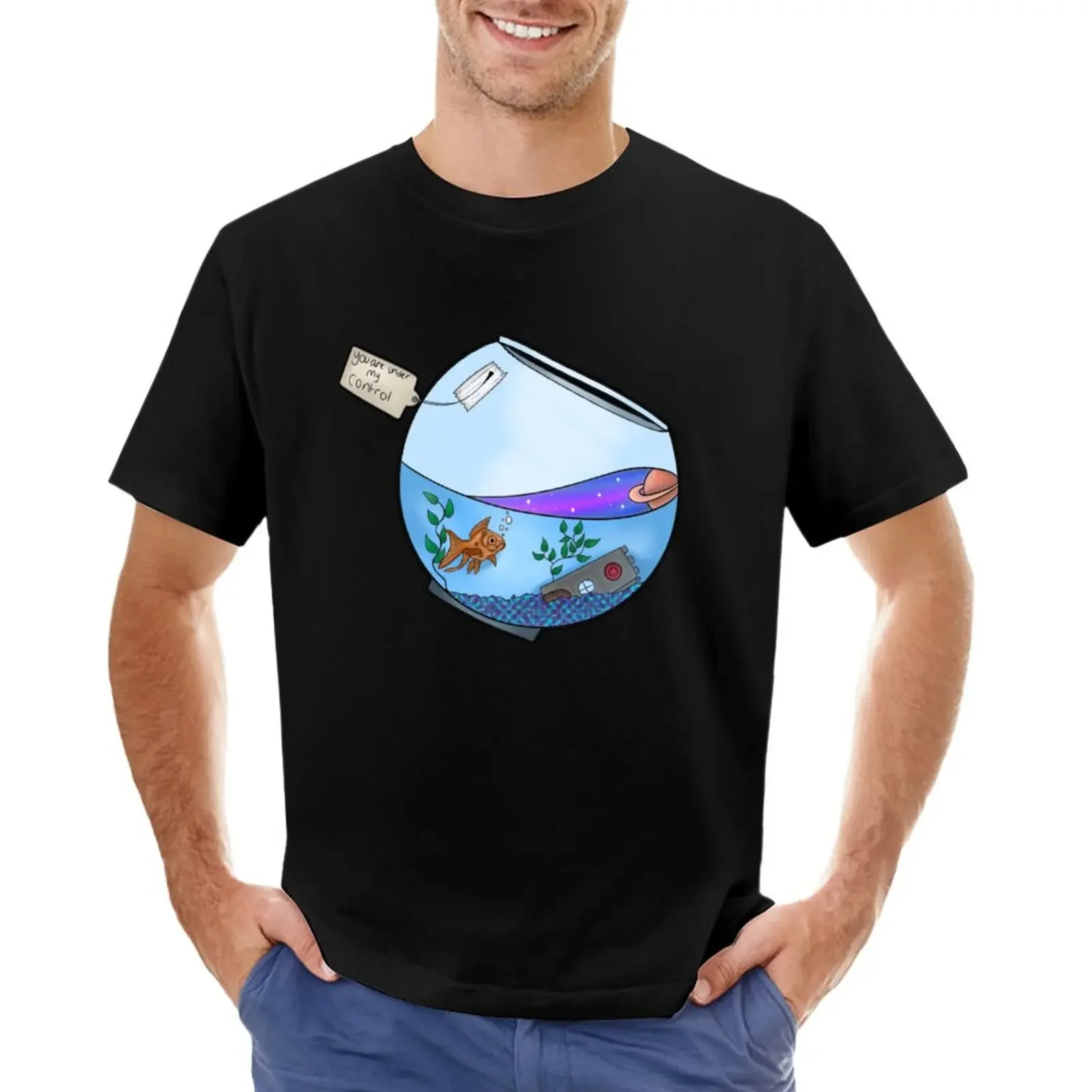 

Shikari goldfish T-shirt summer tops plus sizes t shirts for men graphic