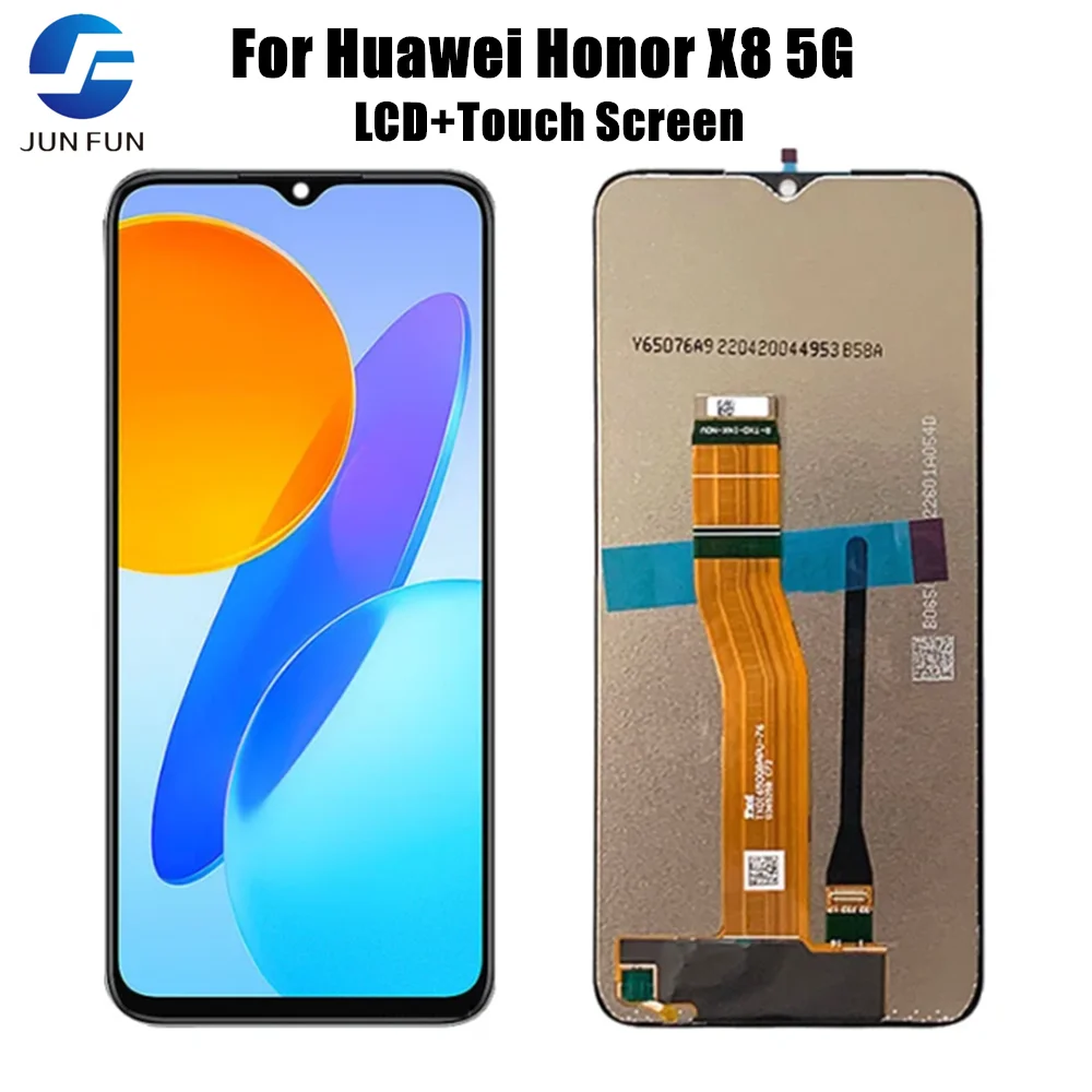 

6,5 "для Huawei Honor X8 5G ЖК-дисплей сенсорный экран дигитайзер панель в сборе HonorX8 VNE-N41, LX2,LX3 заменяемые