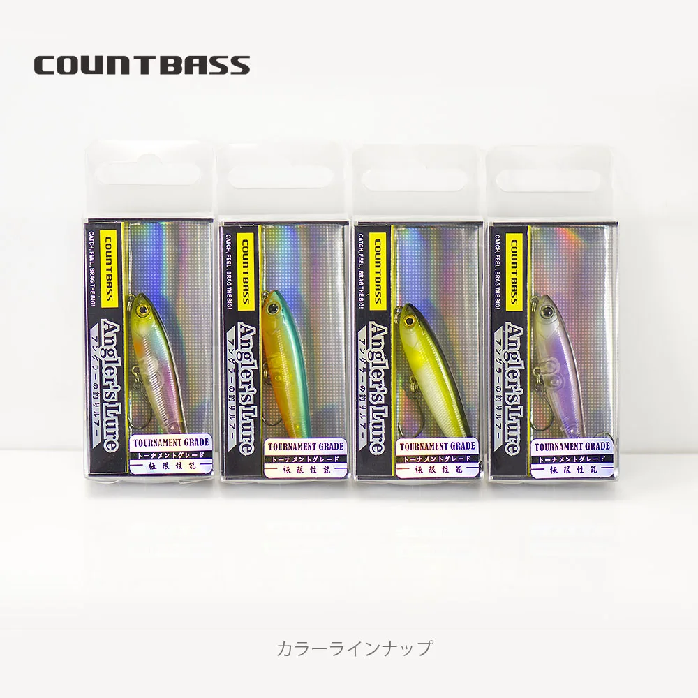 COUNTBASS Wobbler Topwater 55mm 2-3/16" 3g 1/8 oz. Floating Lure Pencil Plug Angler's Fishing Lures La Peche Au Leurre Hardbaits