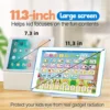 French English Bilingual Learning Tablet Toy Learn Alphabet ABC Interactive Educational Toys Gift for Baby Toddlers Childrens 4