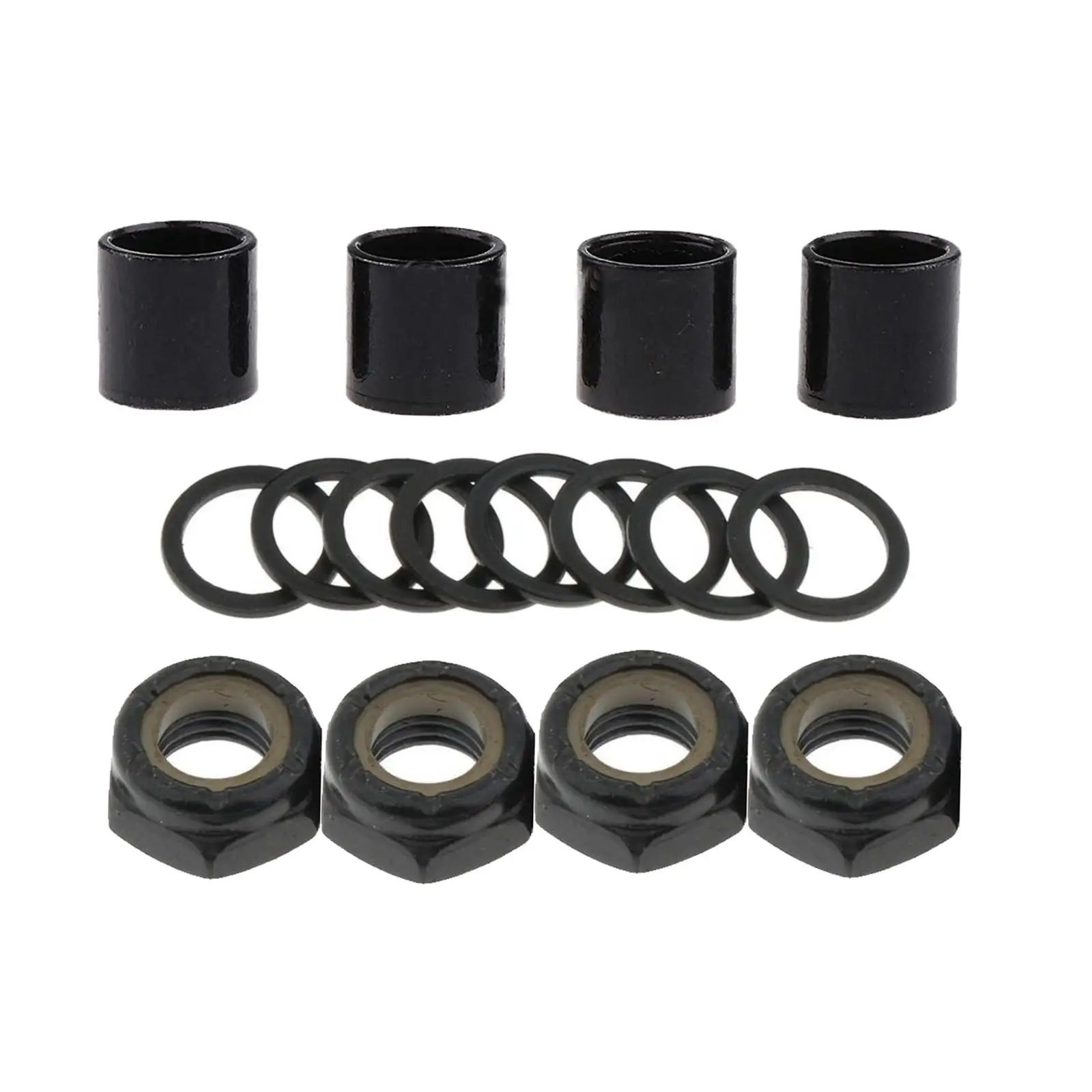 Skateboard Truck Spacers Nuts Cruiser Longboard Roller Skates Hardware