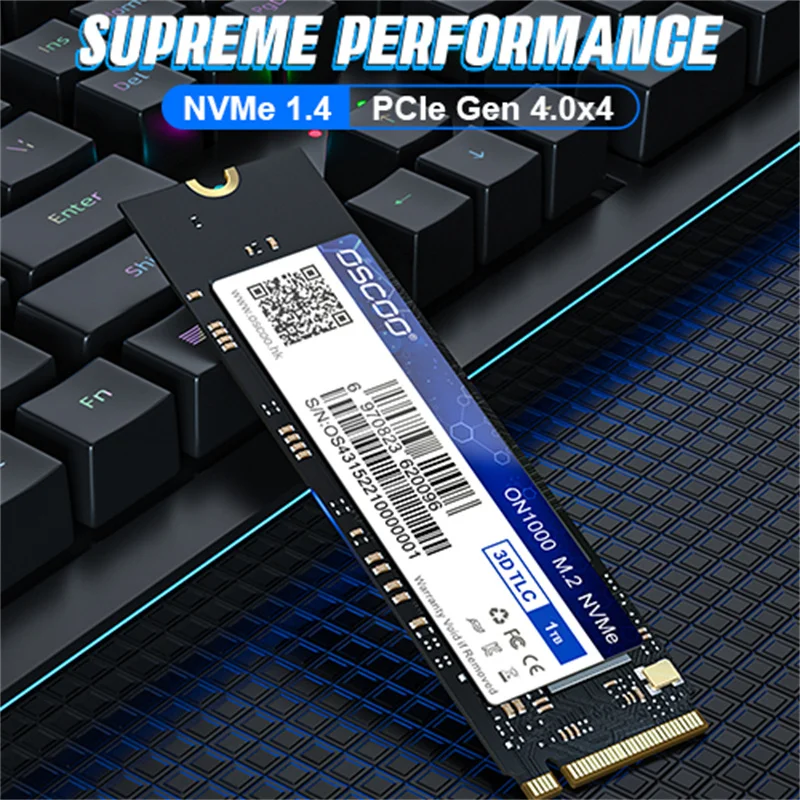 Oscoo M2 Ssd Nvme 1Tb 2Tb 512G Ssd M.2 2280 Pcie Gen3.0X4 Disco Rigido Interno A Stato Solido Per Desktop Portatile