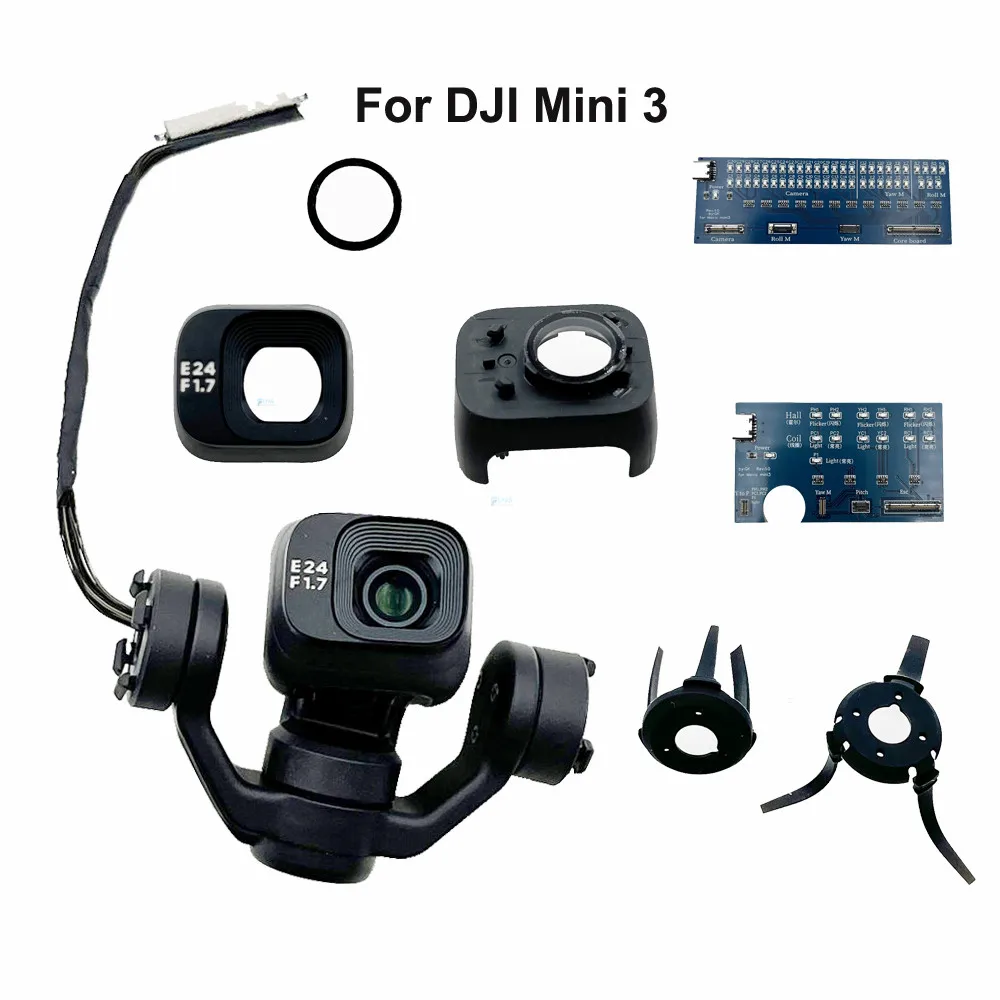 Copertura Telaio Gimbal Per DJI Mini 3 E Mini 3 Pro - Ricambio Originale, Protezione Per Obiettivo Della Telecamera - Foto 8