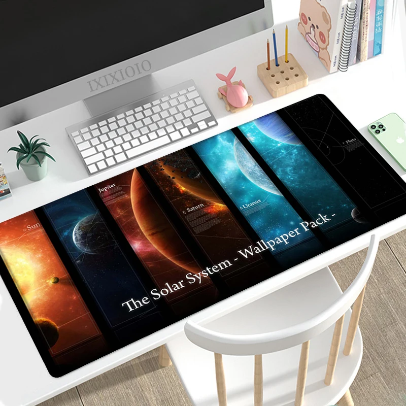 Mouse Pad Gaming Space Universe Solar System XL HD Custom New Mousepad