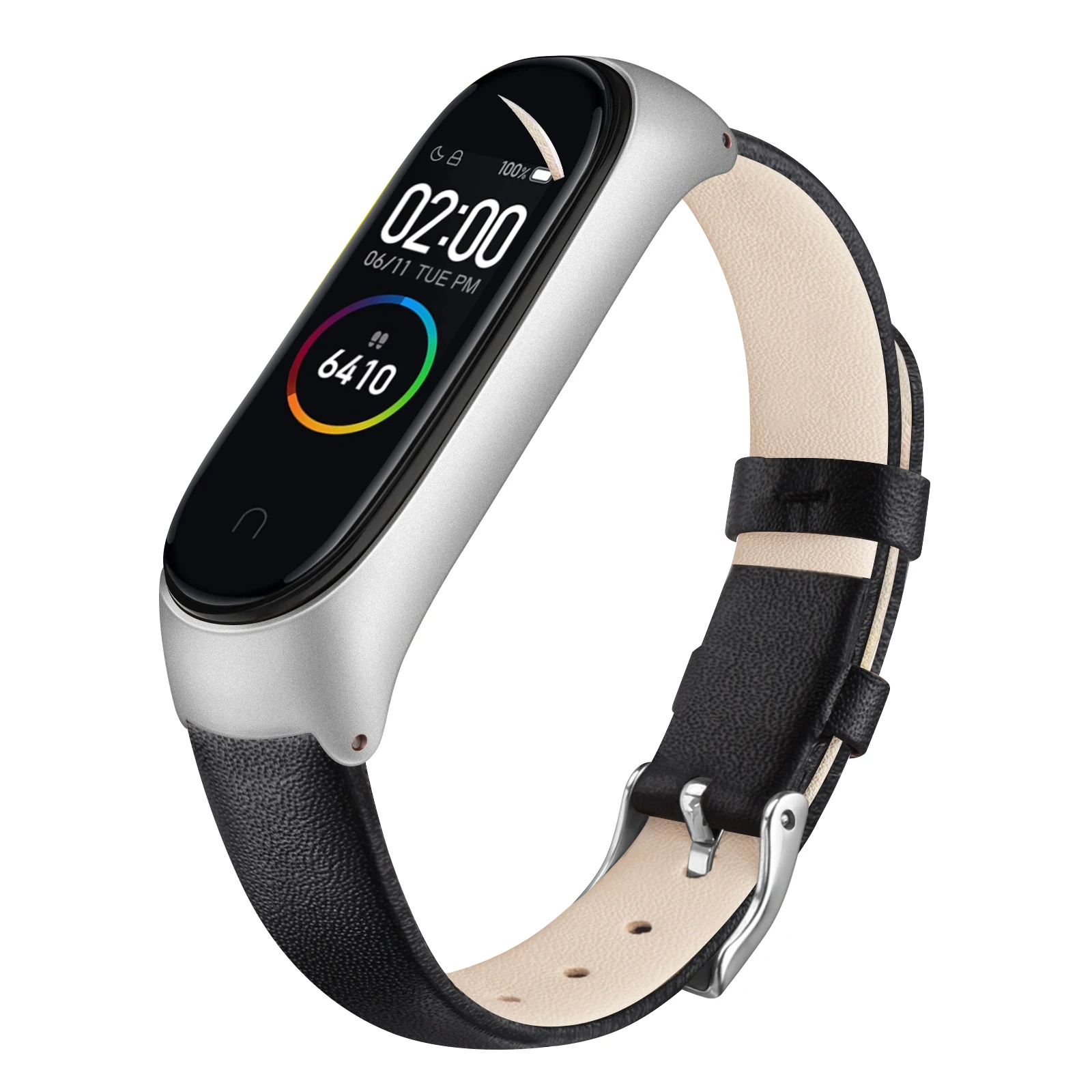 

2021 Leather Wrist Bracelet for Xiaomi Mi Band 3 Sport Strap watch wrist strap For xiaomi mi band 4 bracelet Miband 4 3 Strap