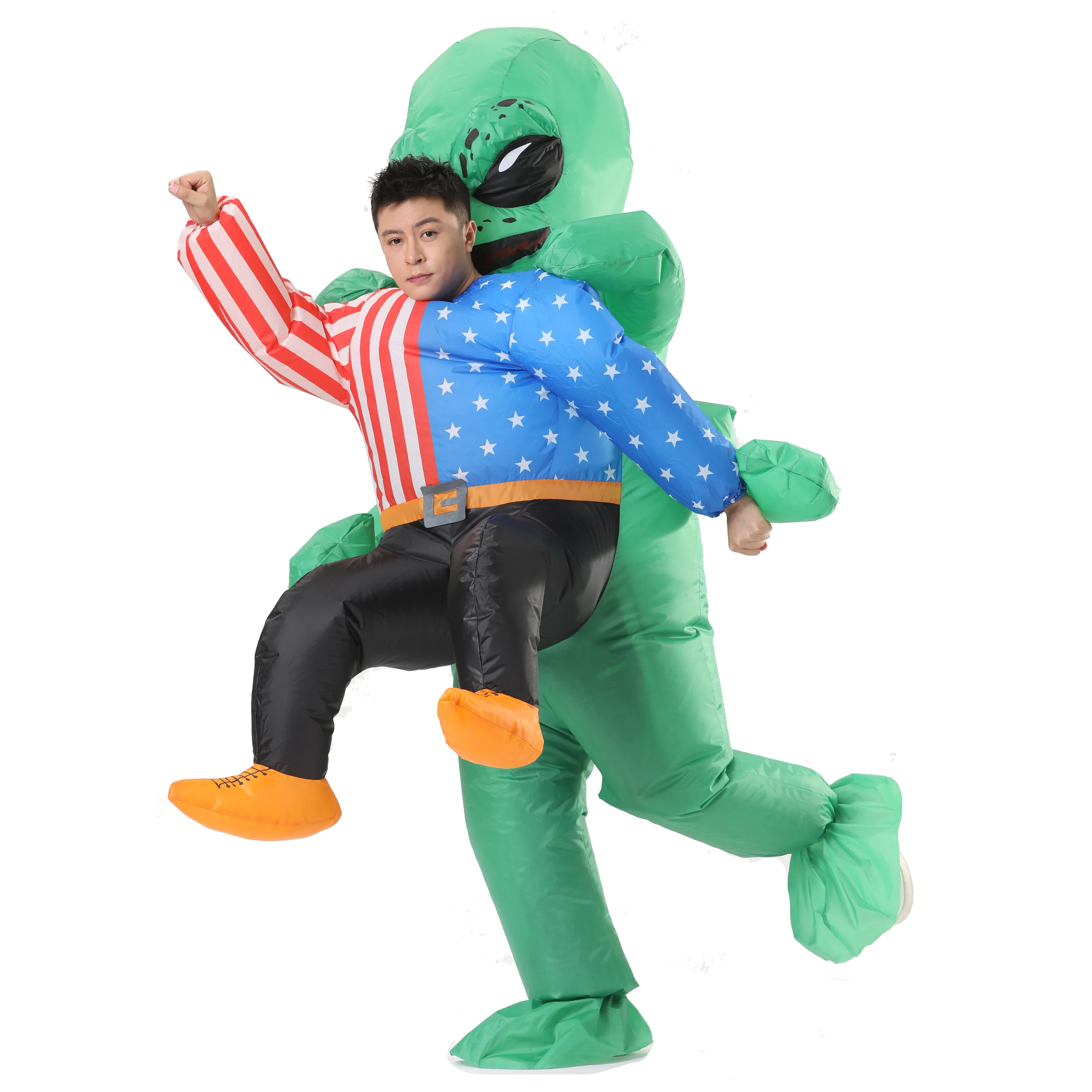 

Надувной костюм страшный инопланетянин Монстр Косплей для взрослых детей Хэллоуин Рождество Вечеринка фестиваль сцена детская одежда