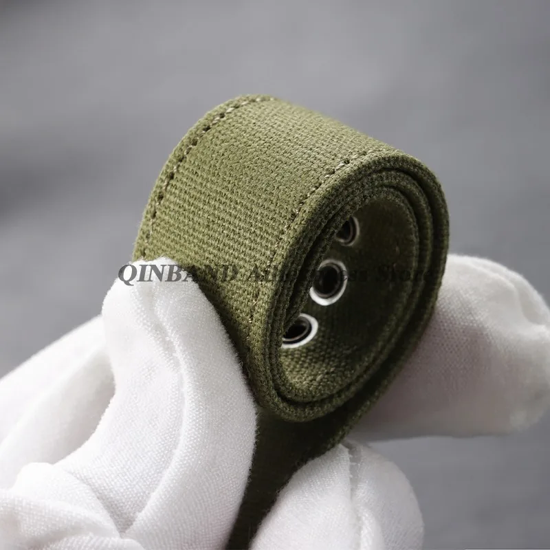 Military Nylon Watch Band with Silver Metal Ring Buckle - 18mm to 24mm Strap