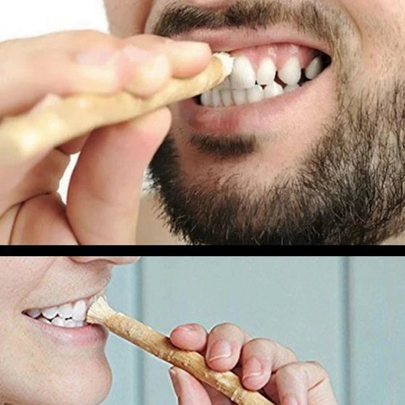 Miswak Natural Toothbrush Traditional Clean Teeth Whitening Soft Travel Manual Toothbrush 1pc portable toothbrush disposable toothbrush