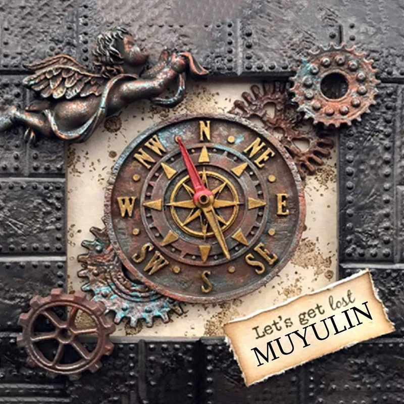 Steampunk Fondant Form Silikon Zahnräder Zähne Form für Reise Themed Kuchen Dekoration Schokolade Süßigkeiten Cupcake Topper Sugarcraft – Detail 2