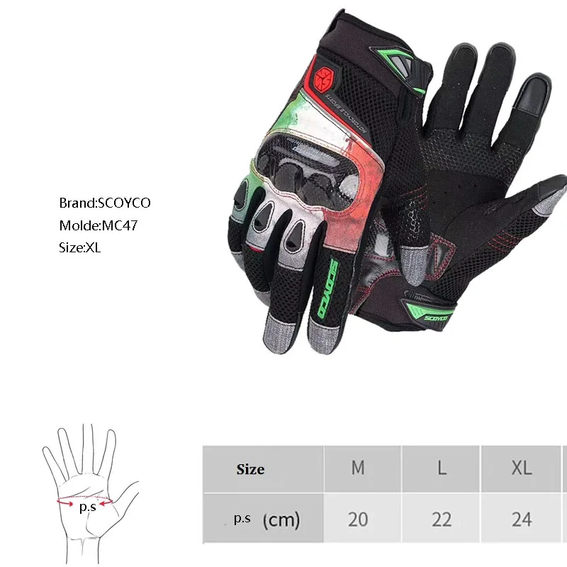 SCOYCO ������ ���� ������� �尩 TPU �� ��⼺ �޽�, ����ũ�ν� �׼�����, M L XL XXL