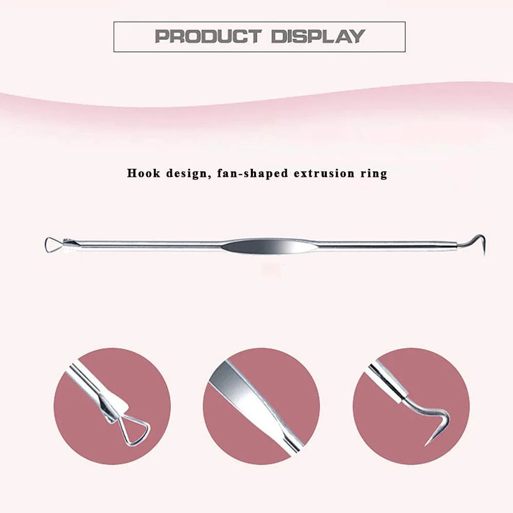 Blackhead Removal Needles 4PCS Black Dots Cleaner Stainless steel Spot Extractor Acne Treatment Needle Set Face Clean Care Tool