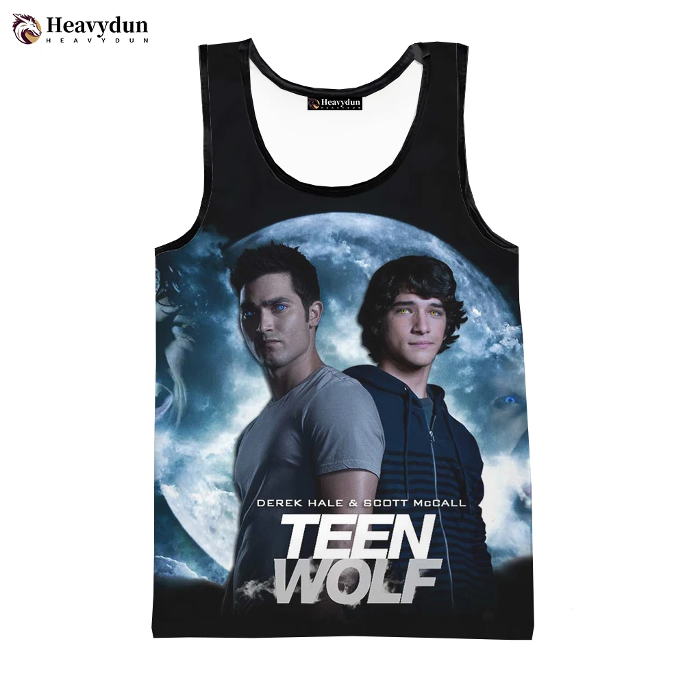 

Мужские майки с 3D-принтом «волк», без рукавов