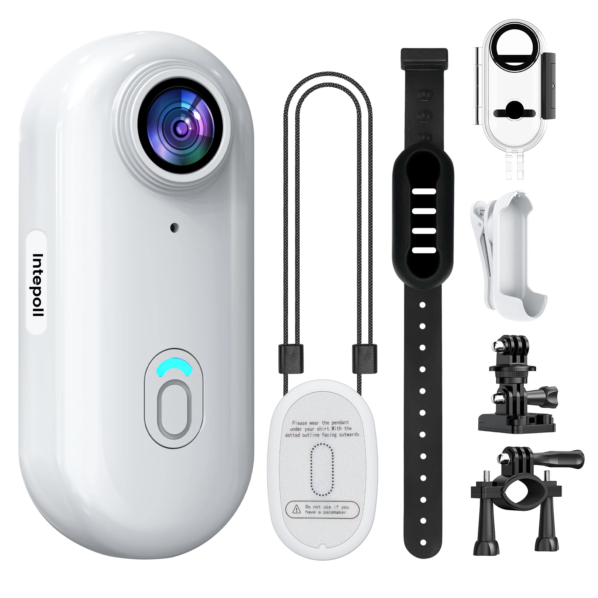 Kamera sportowa 4K Bodycam na rower, zintegrowana z kaskiem, mocowana na kierownicę motocykla, kamera sportowa Full HD Mini na baterie, akcja sportowa, WiFi