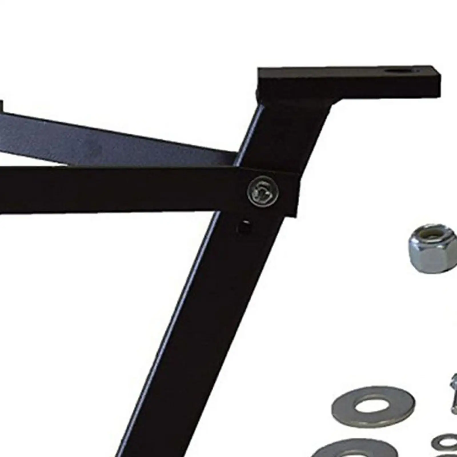 Lawn Mower Tractor Towing Hitch Garden Tools Multifunctional,Easy Hook up Iron Black Garden Lawn Tow Mower Hitch Set