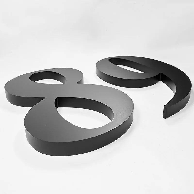 8 inch/200 mm Floating House Number 3D Numbers Address Sign #0-9 Letters Big Modern Door Plates Home Outdoor Numeros house number signs,house numbers,number plate,door signs