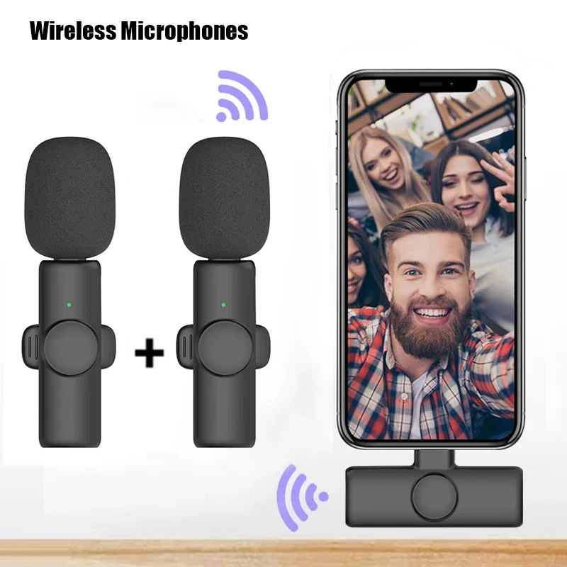 K11ProfessionalWirelessLavalierMicrophoneforTypeCiPadAndroid