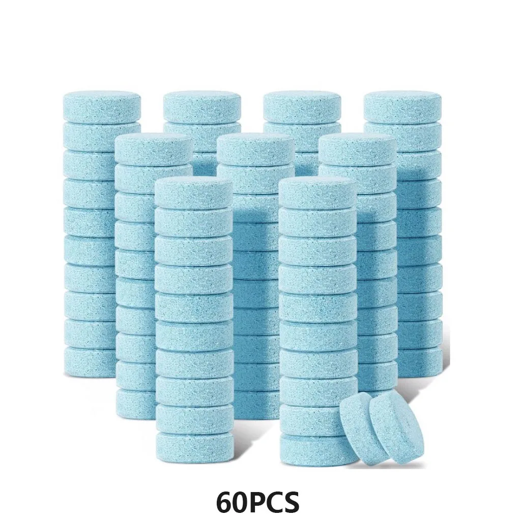 

60pcs Solid Washer Windshield Concentrated Cleaning Washing Tools Car Kitchen Cleaners Automobile Supplies Household