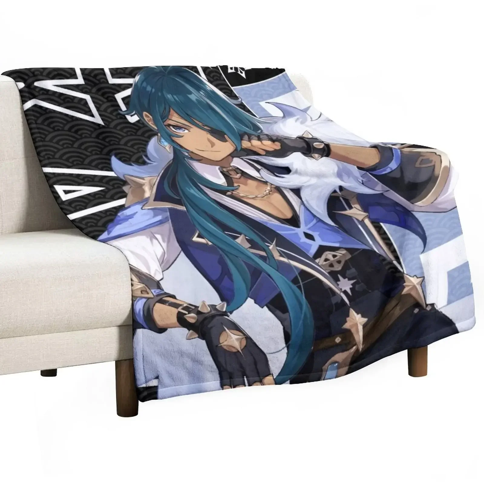 

Kaeya Genshin Impact Throw Blanket Quilt Bed Bed covers Blankets For Baby Blankets