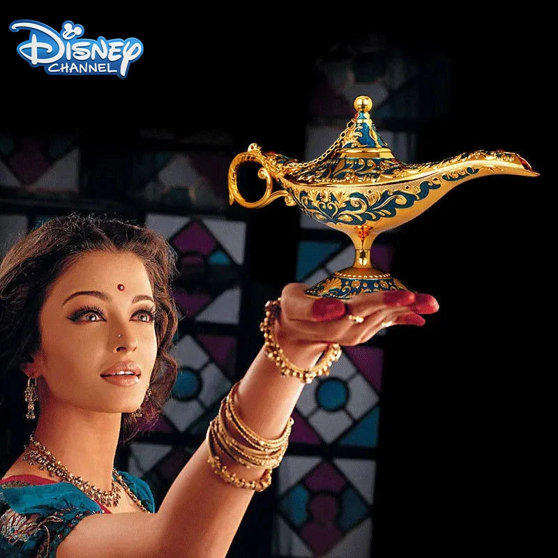Vintage Legend Aladdin Lamp Magic Genie Wishing Ligh Tabletop Decor Crafts For Home Wedding Decoration Gift For Home Decor Gift