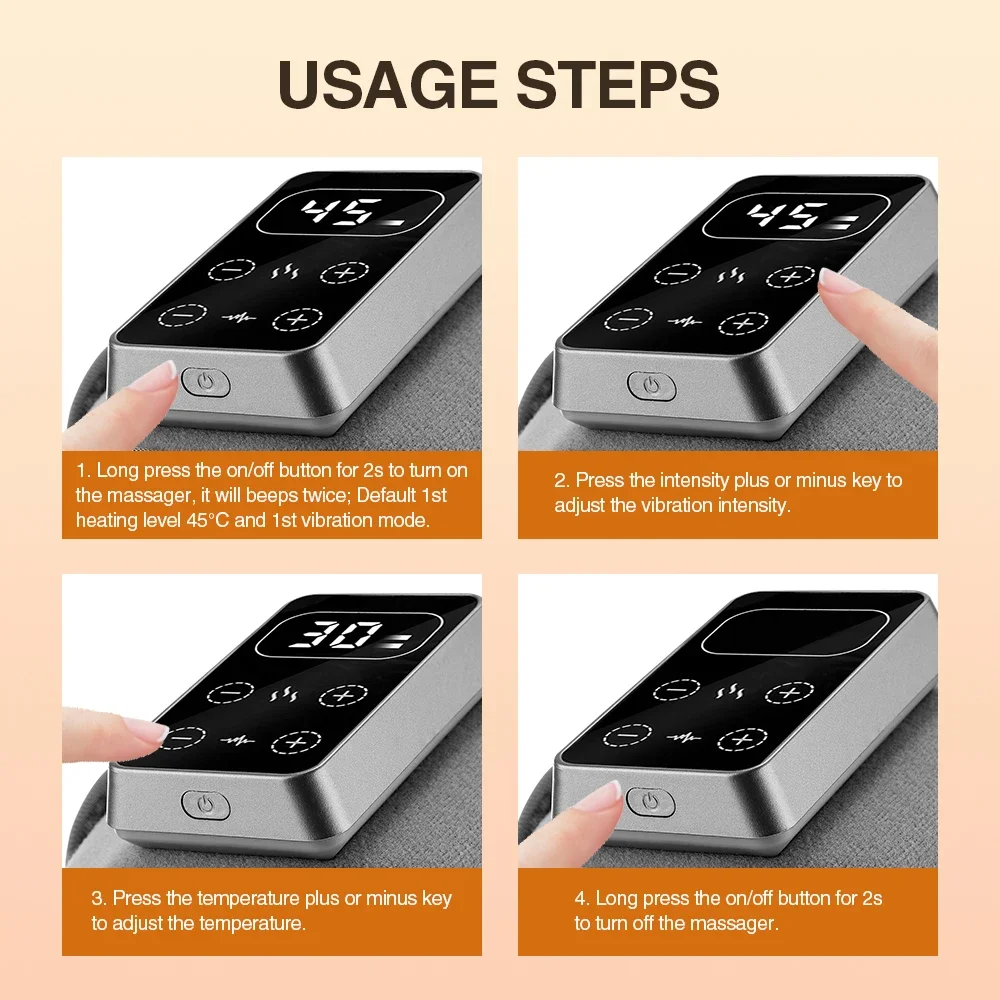 Contenuto della confezione inclusi massaggiatore per ginocchia e cavo di ricarica