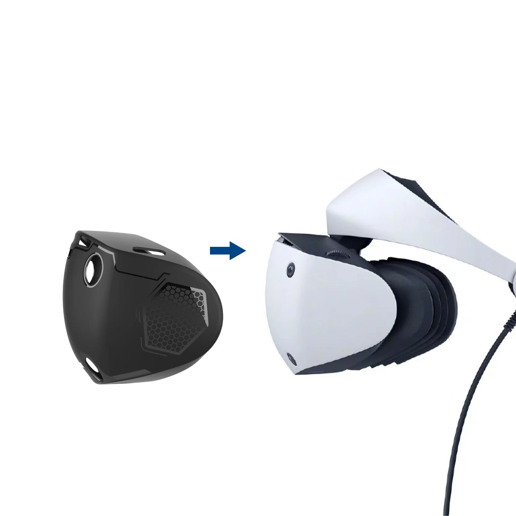 Per Ps5 Vr2 Tpu Full Package Custodia Protettiva E Copritasti Per Playstation Vr2 Custodia Protettiva Con Cappuccio Di Protezione Della Maniglia