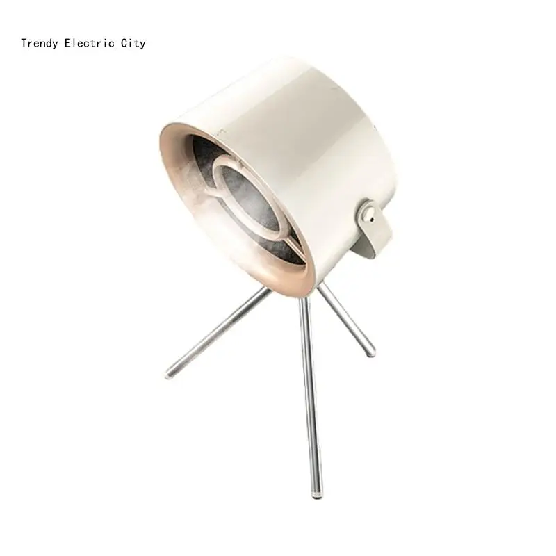 R9CD Portable Tabletop Cooker Hood Desktop Hood Rechargeable BBQ Mini Plastic Material for Cooking