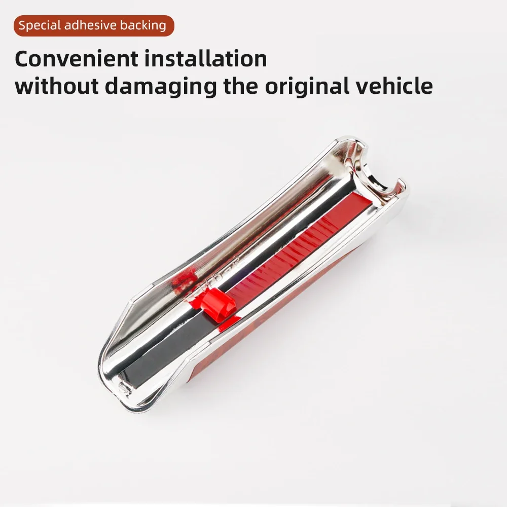 Universal Car Hand Brake Cover Handbrake Grips Protection Cover Carbon Fiber Parking Brake Decoration Shell Interior Accessories hand brake cover
