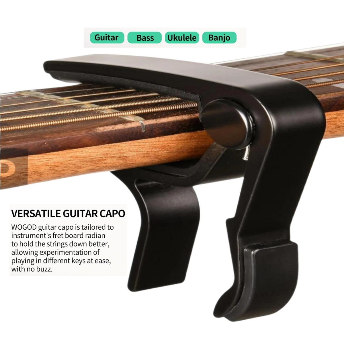 Aluminium Alloy Guitar Capo for 6 String Guitar Alloy Metal Universal Multifunction Capo Miwayer guitar capo
