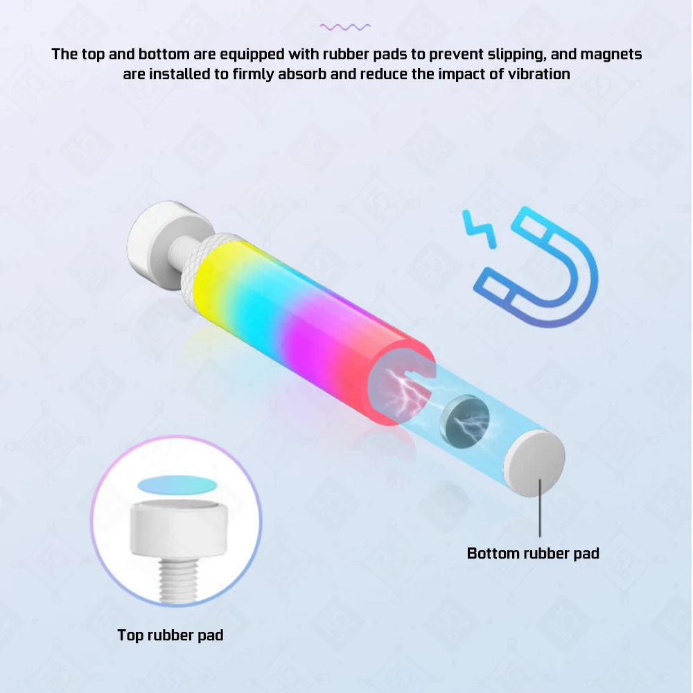COOLMOON Spiral Rod VGA Bracket 5V3PIN ARGB Light Synchronization Support Height 70mm-125mm Mini Vertical Bracket MOD GR125