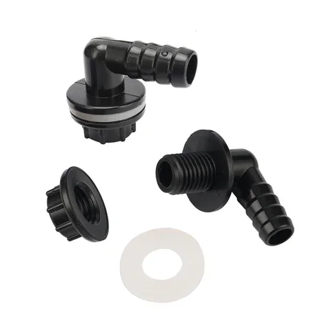 

Thread 3/8 to 90 Degree Elbow Drainage Connector 14mm Aquarium Fish Tank Drain Coupling Adapters Irrigation Water Pipe Joints