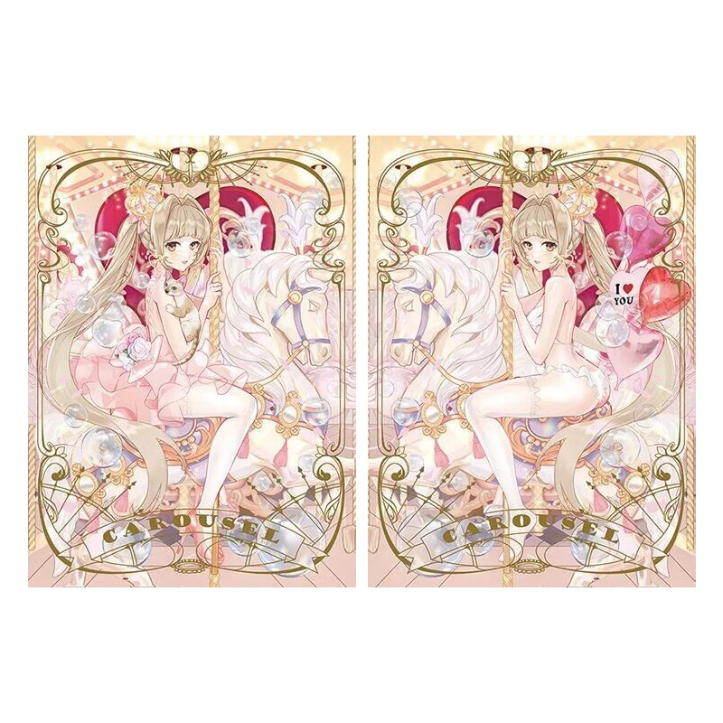 

2 шт./набор, аниме-карты для девочек