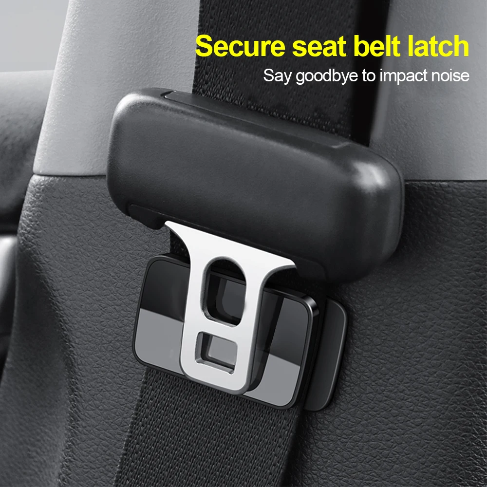 Magnetic Attract Car Seat Belt Holder Stabilizer Fastener for Tesla VW BMW Nissan Hyundai