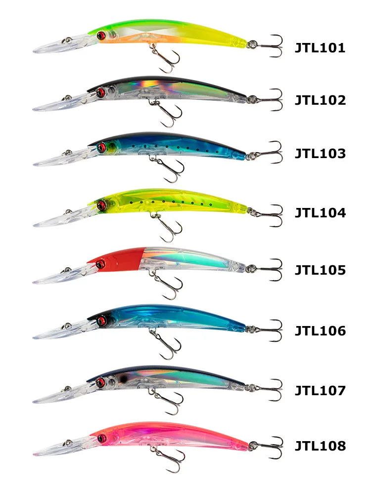 Deep Diver Minnow Sinking Fishing Lure Wobblers 130mm 24g Crystal 3D Hard Bait Megabass Cranbait Japanese Wobblers for Pike Bass 6