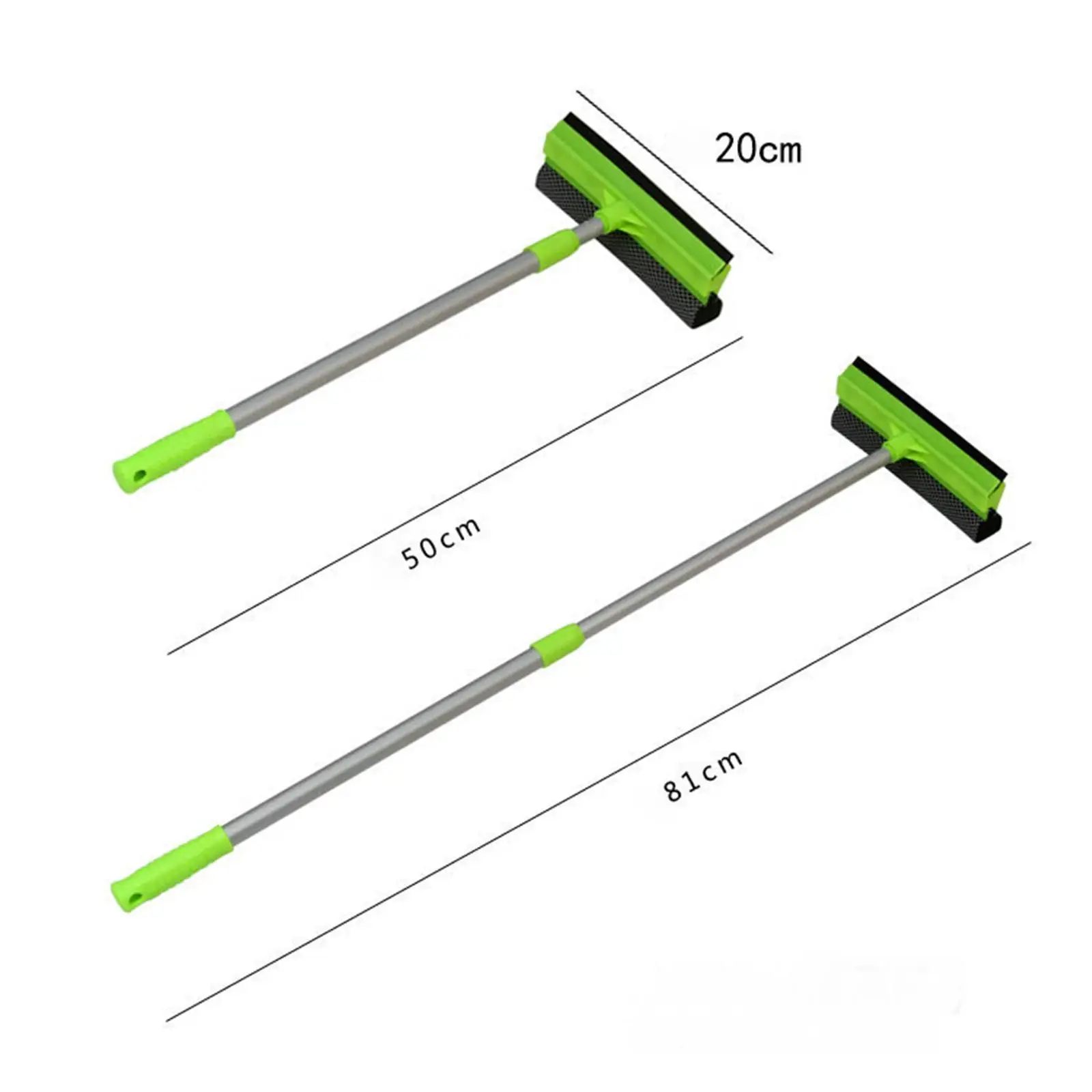 Window Squeegee ,Adjustable 2 in 1 Window Cleaner Cleaning Brush for Car Windshield