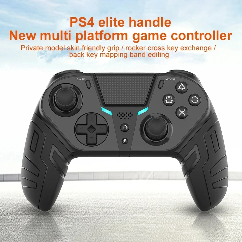 

New For PS4 iOS13 Android Gamepad Controller Bluetooth-compatible Wireless Vibration Joysticks Wireless For PS4 Game Console Pad