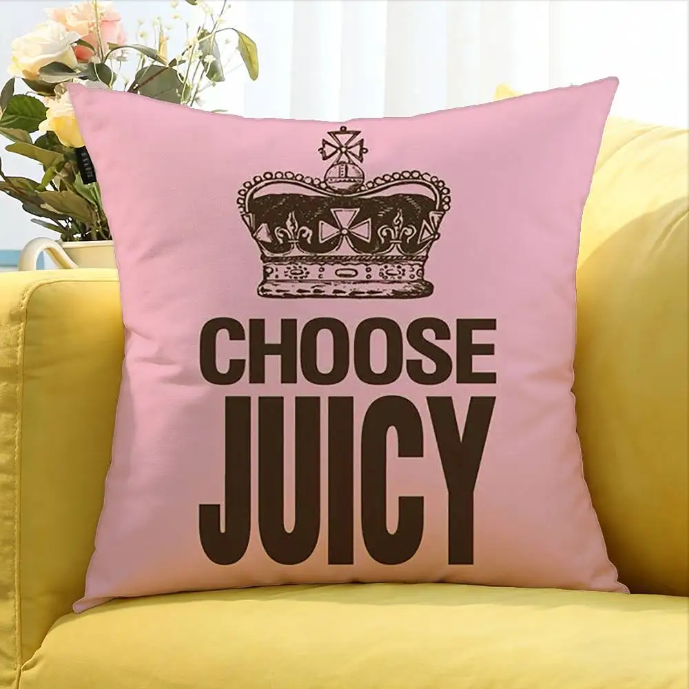 J-Juicy C-Couture World Quadratischer Kissenbezug in verschiedenen Größen für die Dekoration von Auto, Zuhause und Schlafzimmer – Detail 9