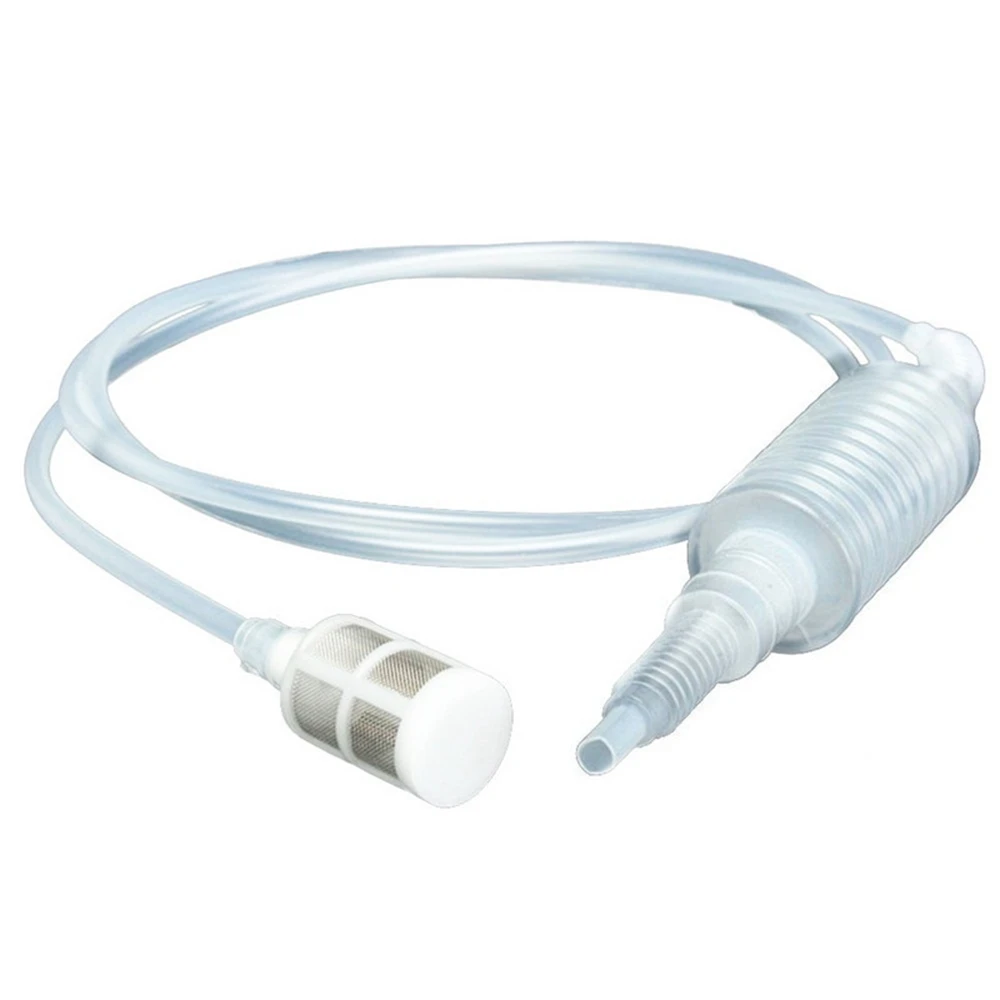 2M Manual Beer Making Tool for Wine Kitchen Fermentation Brewing Siphon Hose Plastic Knead Siphon Filter Brewing Valve Homebrew