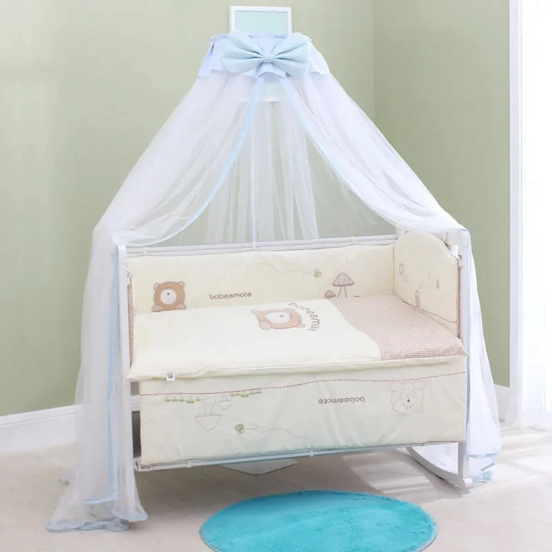 Foldable Infant Bed Full Cover Mosquito Netting Canopy Summer Baby Crib Dome Universal Mosquito Net Children Bedding Supplies